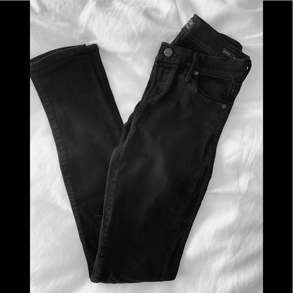 Citizens of Humanity true black skinny jeans